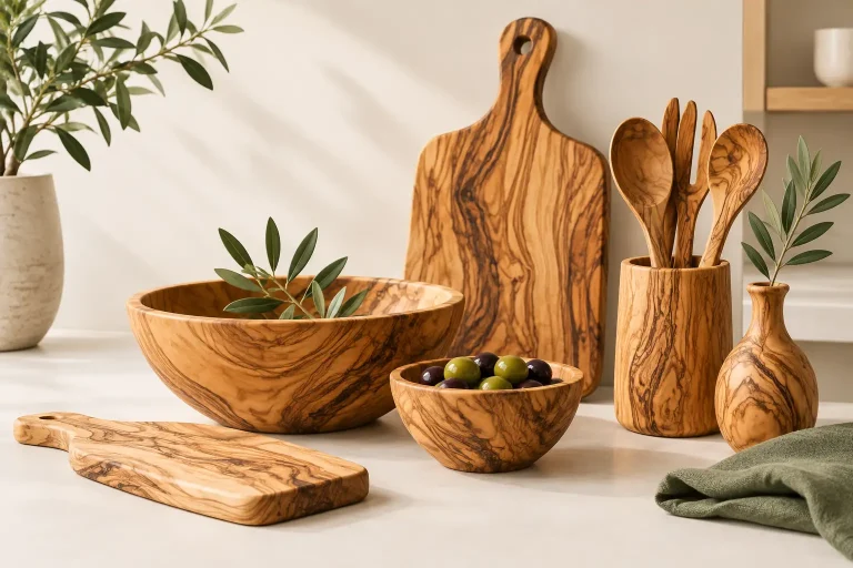 Handmade Olive Wood Products for the Home